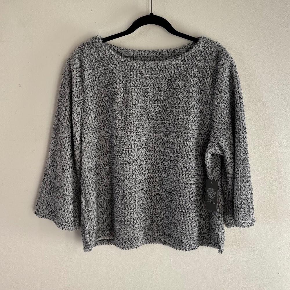 Vince Camuto Bold Impact Fuzzy Sweater (NWT)